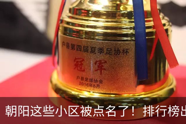 朝阳这些小区被点名了！排行榜出炉，快来看看有没有您家——